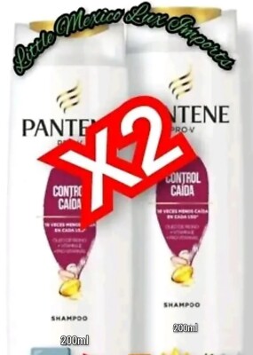 2 x 200ml PANTENE CONTROL CAIDA Hair-Loss Control Shampoo (   ️)