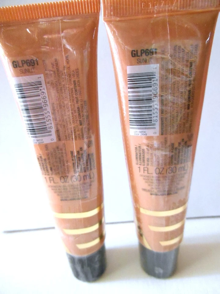 Lote de 2 LA Girl GPL691 iluminado pelo sol - iluminador luminoso de pele brilhante lacrado - Imagem 2 de 3
