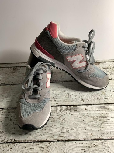 New Balance 565 Grey Pink Suede Running 