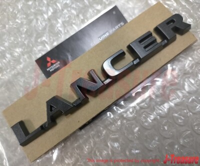 MITSUBISHI LANCER EVOLUTION 8 EVO8 CT9A Original ''LANCER'' Kofferraumdeckel Em...