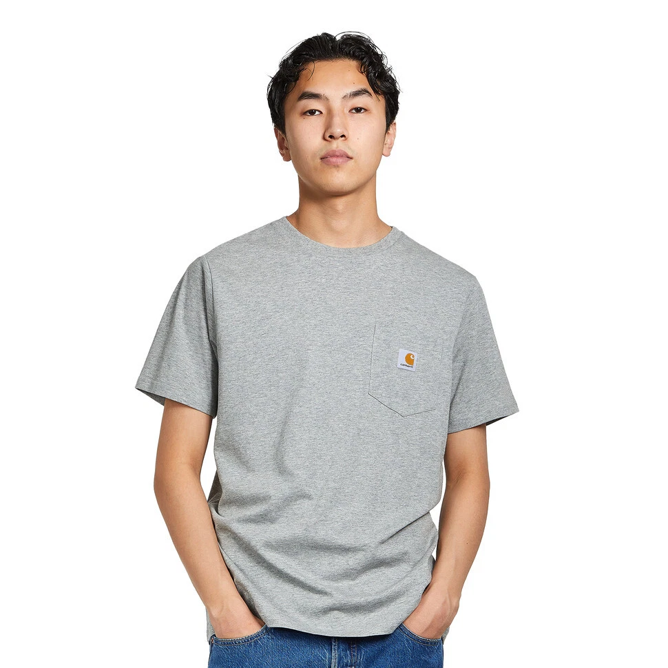 Carhartt grey sale pocket tee