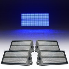 4pcs 1000W 8 8 Segment RGBW DMX Flash Strobe Wash LED Light for Bar DJ Stage