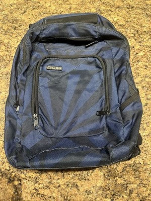 Ogio Drifter Backpack - Black/Blue Laptop Multi Compartments