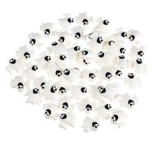 50Pcs Mini Resin Ghosts, Small Ghost Figurines, Tiny Halloween Set of 50 White