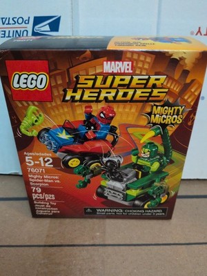 LEGO 76071 Marvel Super Heroes Mighty Micros: Spider-Man vs. Scorpion SEALED