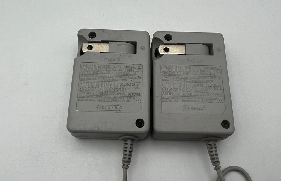 Lote de cables de alimentación clase 2 adaptador de CA original Nintendo WAP-002 (EE. UU.)  Foto 3 de 3