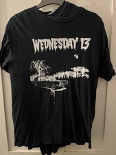 Wednesday 13 Hearse T-shirt RARE.