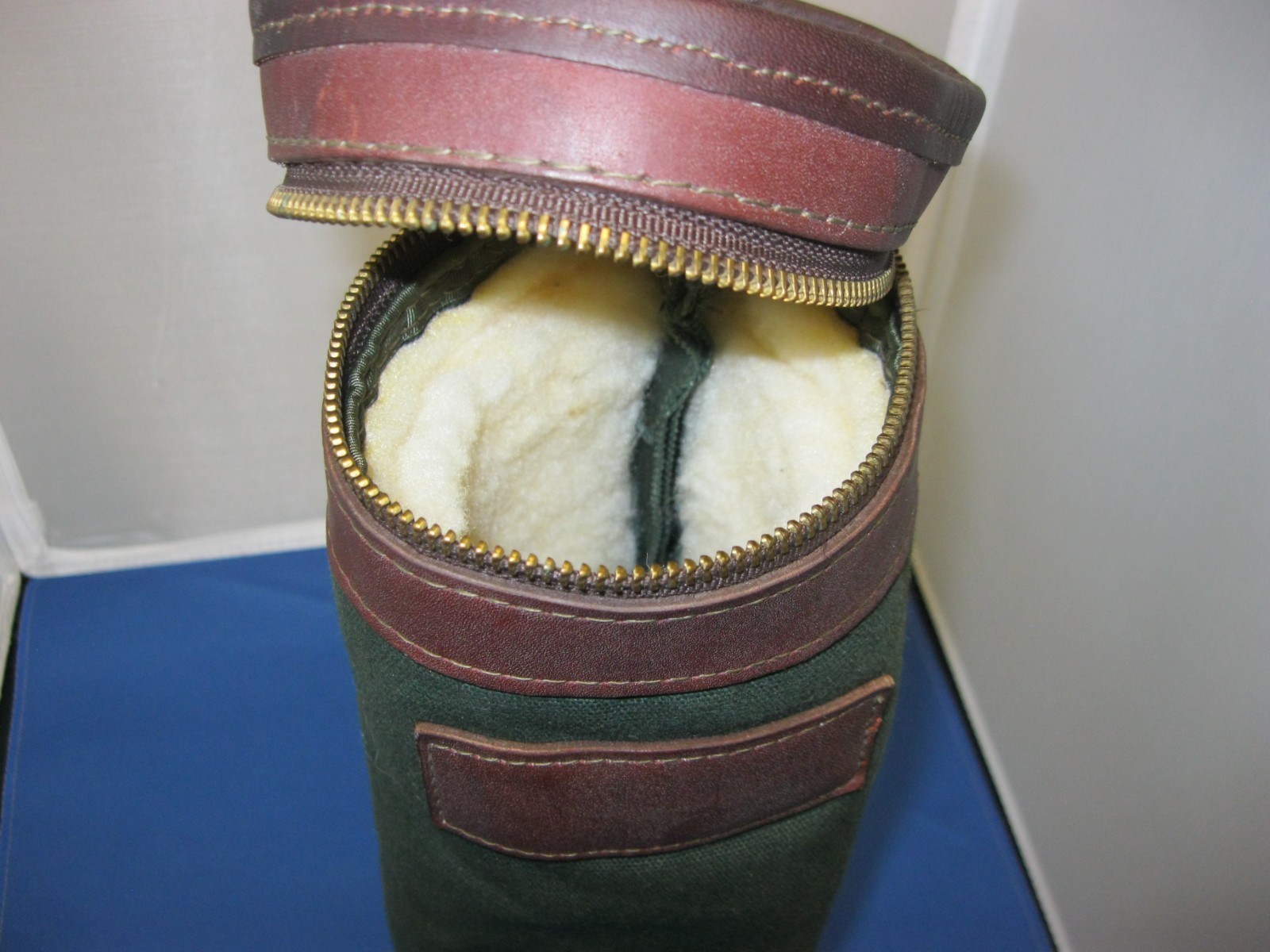 Orvis Battenkill Shearling Lined Leather Canvas W… - image 4