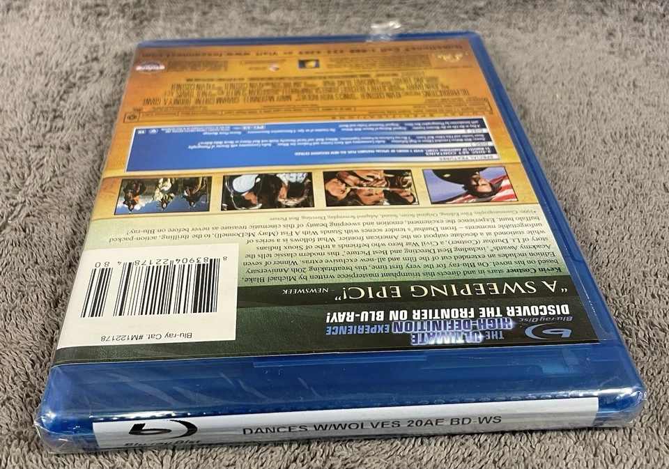 Dances With Wolves [Blu-ray] 20th Anniversary Edition  New. Sealed. - Image 4 of 4
