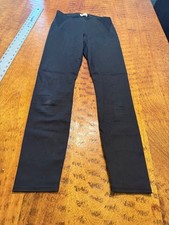 Helmut Lang Leggings Pants Pull-On Skinny Mid-Rise Luxury Women Sz Small E7