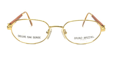Bruno Mazzini model 203 in gold with wooden temples
