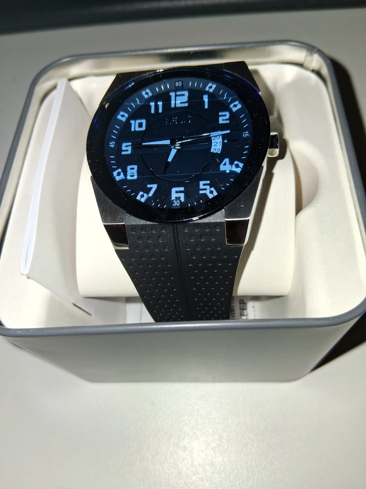 Reloj Hombre RELIQUIA Fossil Jake ZR11861 Acero Inoxidable 50mm Cristal Azul Fecha 50m Foto 2 de 4