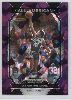 2024 Prizm Draft Picks All-American Purple Ice /149 Magic Johnson #28 HOF 1t2r