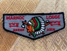  OA MARNOC LODGE 151 Order of the Arrow F1 First Flap Akron Area Council 1940s