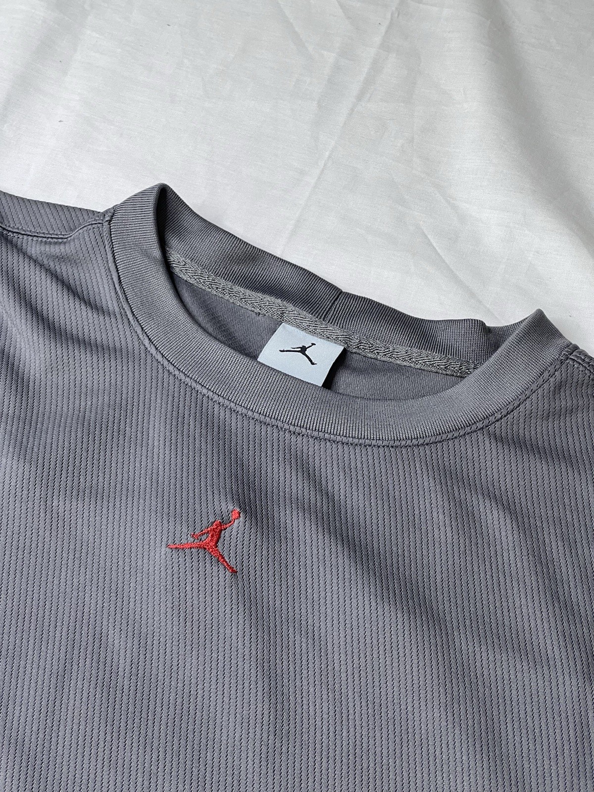 Jordan Shirt Mens 3XL Gray Sleeveless Tank Top Jumpman Logo Basketball Y2K