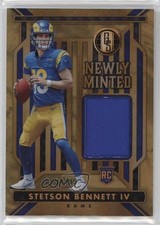 2023 Panini Gold Standard Newly Minted Memorabilia 95/399 Stetson Bennett IV ms9