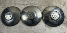 Lot Of 3 Vintage Volkswagen Vw Chrome Hubcap Lot Of 3 Vintage Volkswagen Vw Chrome Hubcap