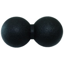 Hard Peanut Massage Ball, Double Lacrosse Ball. Deep Tissue Black