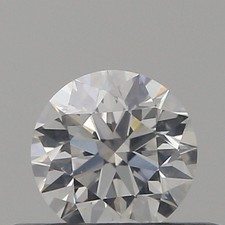 GIA Certified 0.30 Ct Earth Mined Natural E/I1 Grade Diamond Loose Round 4 mm 753.67 per carat