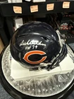Dick Butkus Signed Mini Helmet Beckett COA