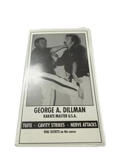 george a.dillman karate master usa, tuite-cavitystrike-nerve attacks VHS🌟rare🌟