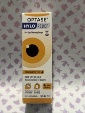 NEW Optase HYLO Relief Dry Eye Drops 0.33 fl oz 10ml - 300 Doses