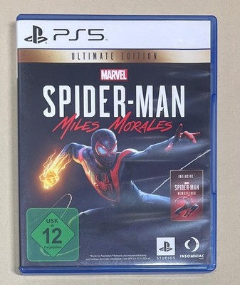 PS5 Marvel s SpiderMan Miles Morales Ultimate Edt ohne Downloadcode DE mit OVP T