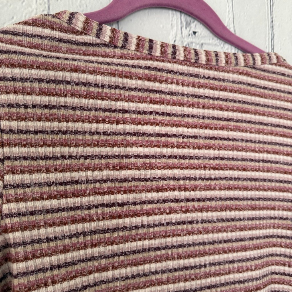 Primark Striped Cropped button-down Cardigan - image 6