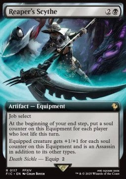 Magic/MTG Reaper's Scythe XFIC-117 Rare Deutsch Neu Foil
