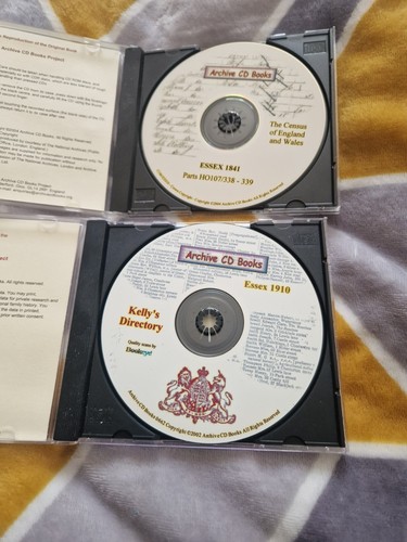 ESSEX Census 1841 CD and Kellys Directory CD 1910 - Afbeelding 2 van 4