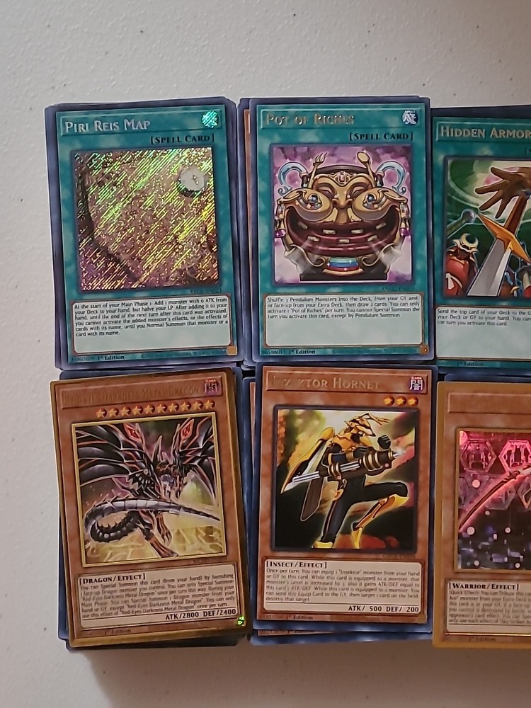 890 Yu-Gi-Oh! Card Lot Mixed Commons Rares Holos Unsorted Collection