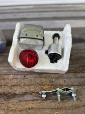 Vintage 6 Volt Bicycle Light Generator Set- Front Rear- Road Bike Tour Muscle