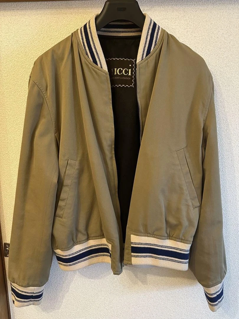Gucci Orgasmique Giubbotto Bomber Reversibile Nero Beige Usatoo Otti Uomoia
