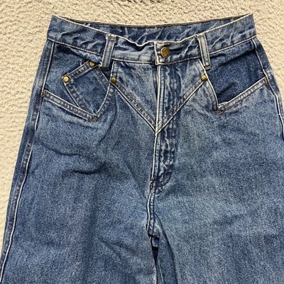 Rocky Mountain Bareback Jeans Womens 28 (24x36) Blue High Rise Mom USA Western