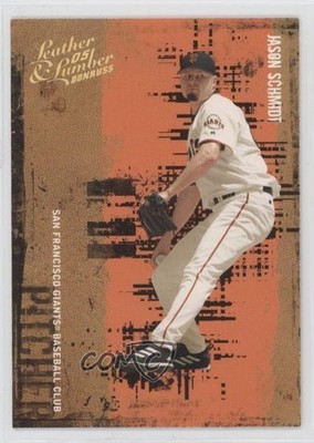 2005 Donruss Leather & Lumber Gold 49/50 Jason Schmidt #56 0h1g