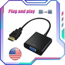 HDMI Male to VGA Female Adapter Converter Cable for Video HDTV DVD PC 1080P