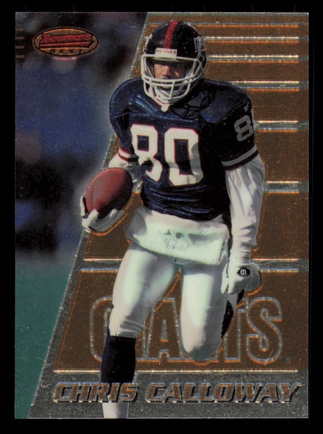 Chris Calloway #119 1996 Bowman's Best Football