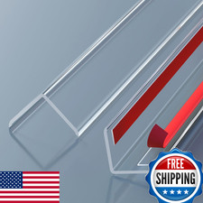 Awvob 2PCS Clear Wall Corner Protector 31.5" Self-Adhesive Edge Guard