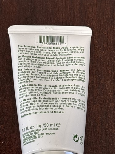 LA MER The Intensive Revitalizing Mask for Unisex - 1.7 Fl Oz NEW SEALED - Picture 2 of 2