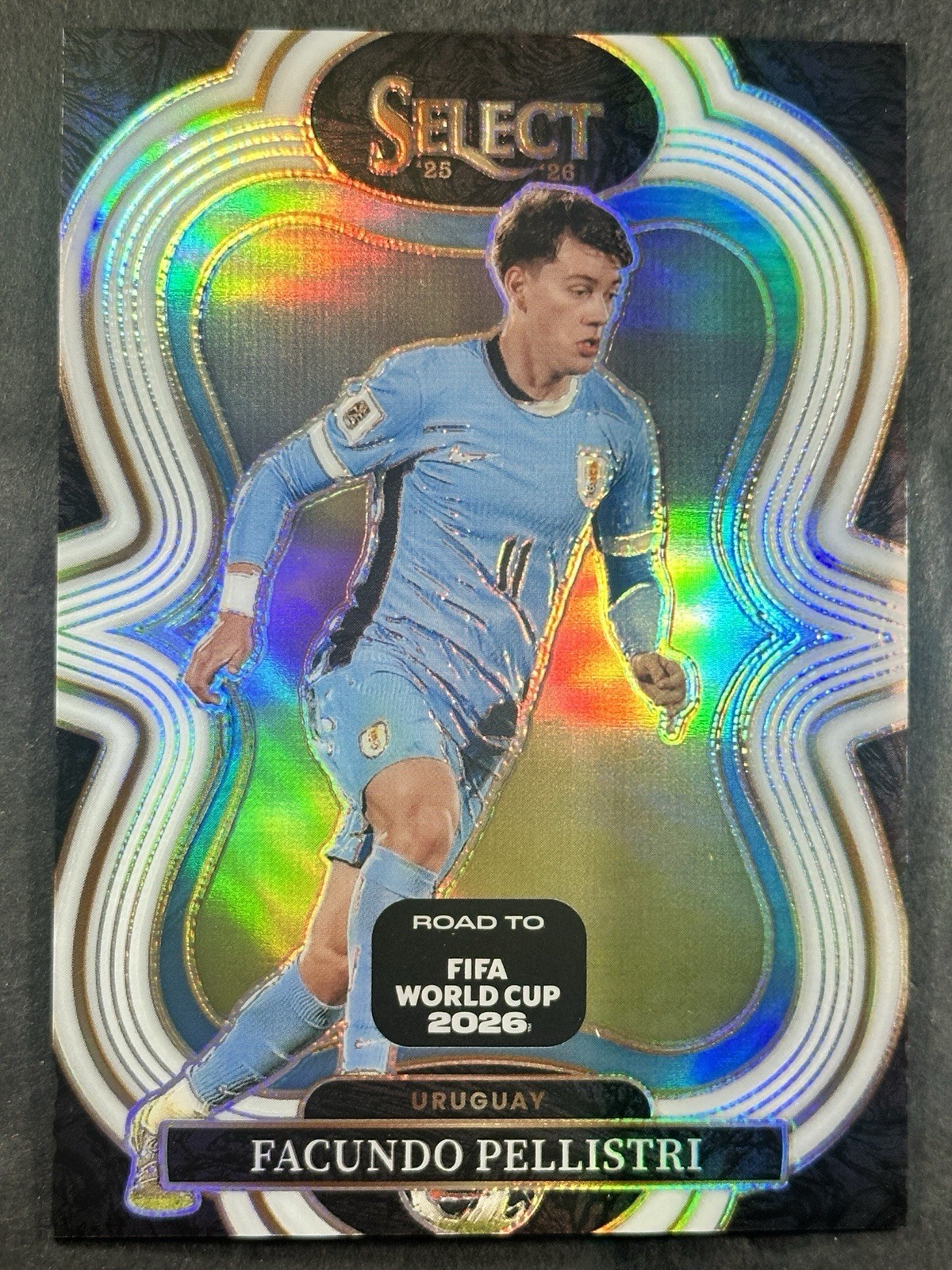 2025-26 Select Road To FIFA World Cup Facundo Pellistri White Prizm /20 #118