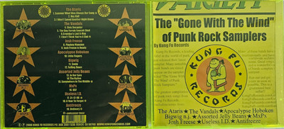 The Gone with the Wind of Punk Rock Samplers CD various Kung Fu Records