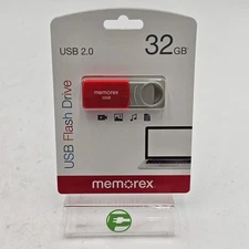 New MEMOREX USB 2.0 32GB USB Flash Drive 32GMRX