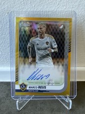 2025 Topps Chrome Mls - Autographs Marco Reus #CA-MR Gold Refractor /50 (DK)