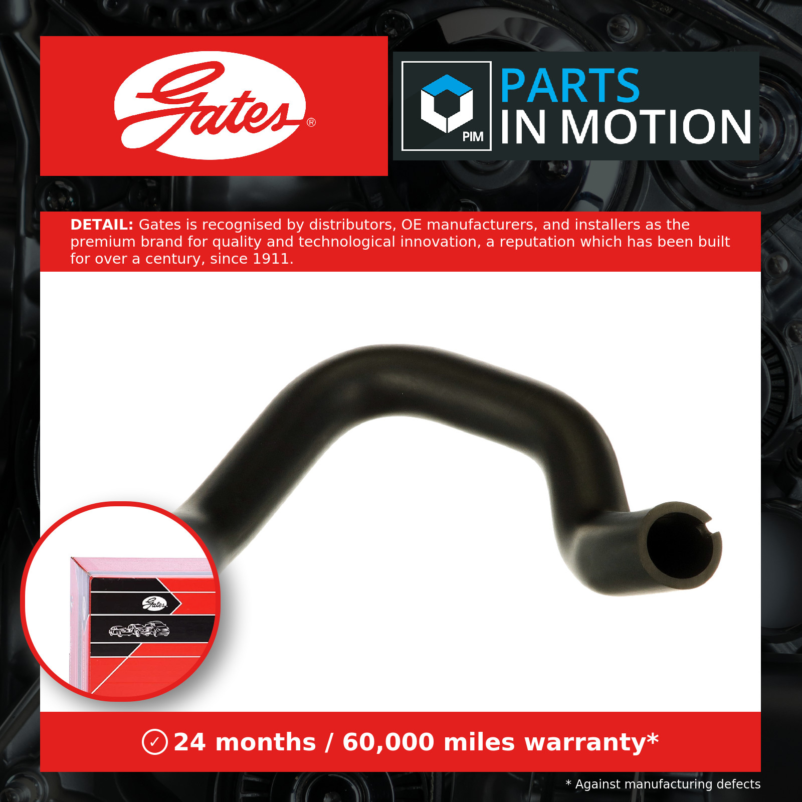 ✅Fits GATES GATEMH579 Hose, crankcase ventilation GATEMH579 Oil cool ⭐UK Seller⭐ - Image 4