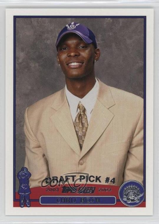 2003-04 Topps Draft Pick Chris Bosh #224 Rookie RC HOF
