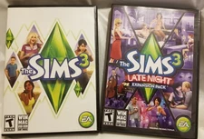 The Sims 3 & The Sims 3 Late Night Expansion Pack,  Win/Mac DVD-ROM Games
