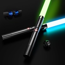 TQQALCYS Lightsabers, 2 in 1 Dueling Double Light Sabers, Type-C Rechargeable...