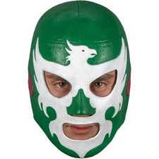 Ghoulish Sacred Quetzal Wrestler Mask Lucha Libre Costume Adult