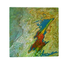 Original Abstract Contemporary Painting Art By Rain Crow