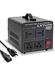 LVYUAN 2000W Voltage Converter Step Up Down 110V to 220V